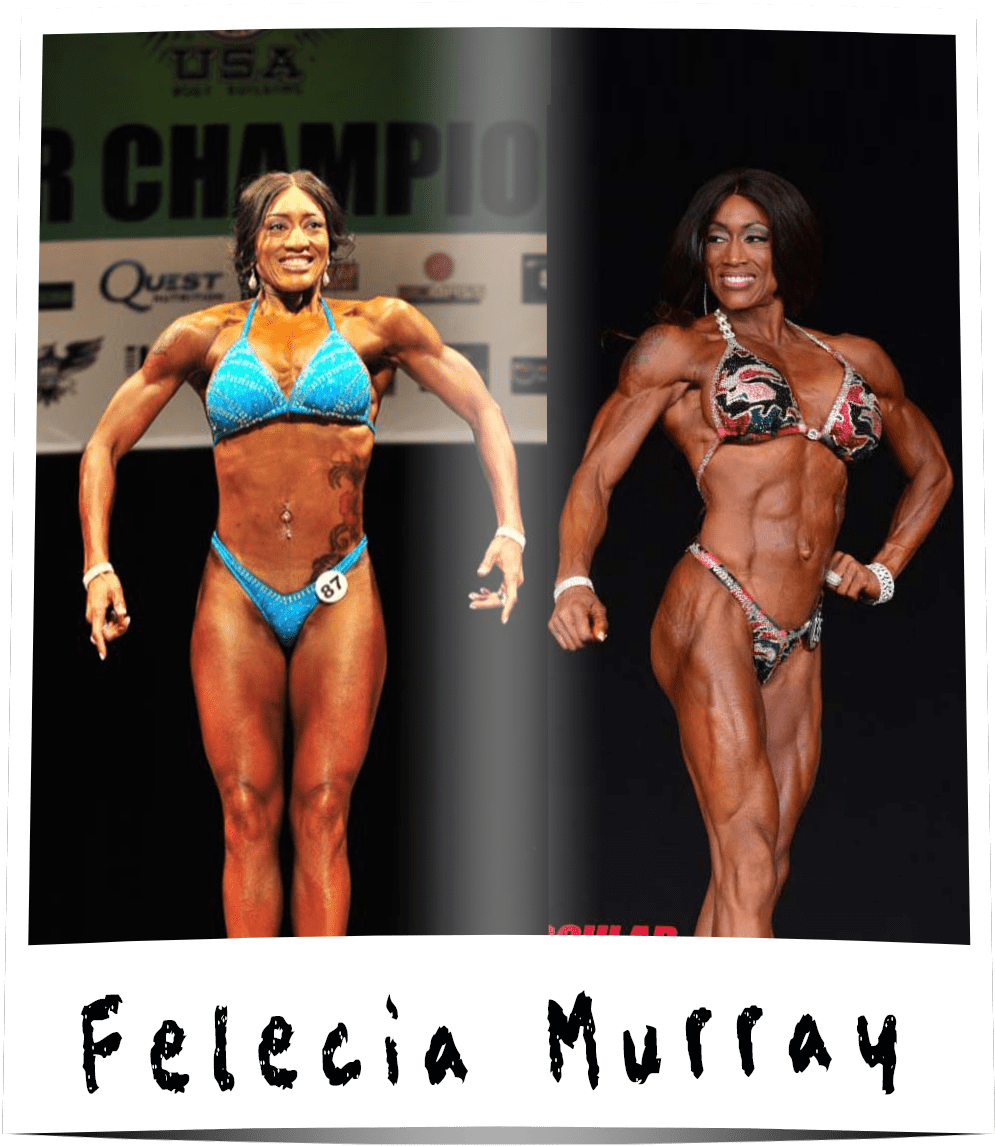 Felecia Murray Baltimore Bodybuilding Npc Coaching - Ifbb Pros Before And After (1280x1371), Png Download