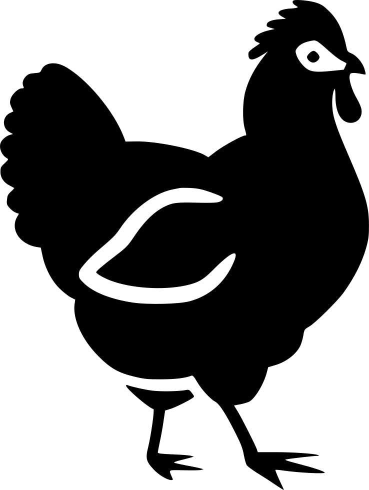 Chicken Hen Animal Comments - Chicken (738x980), Png Download
