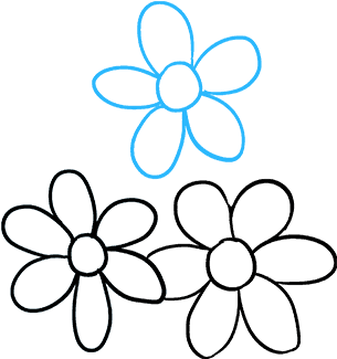 How To Draw Flower Bouquet - Drawing (680x678), Png Download