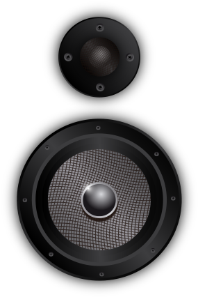 Music Speakers Png - Circle (1200x628), Png Download