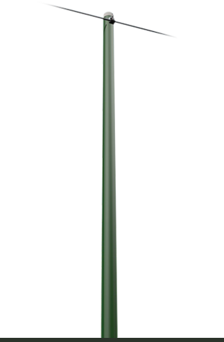 Composite Transmission Pole For Low Voltage Power Lines - Słup Png (323x492), Png Download