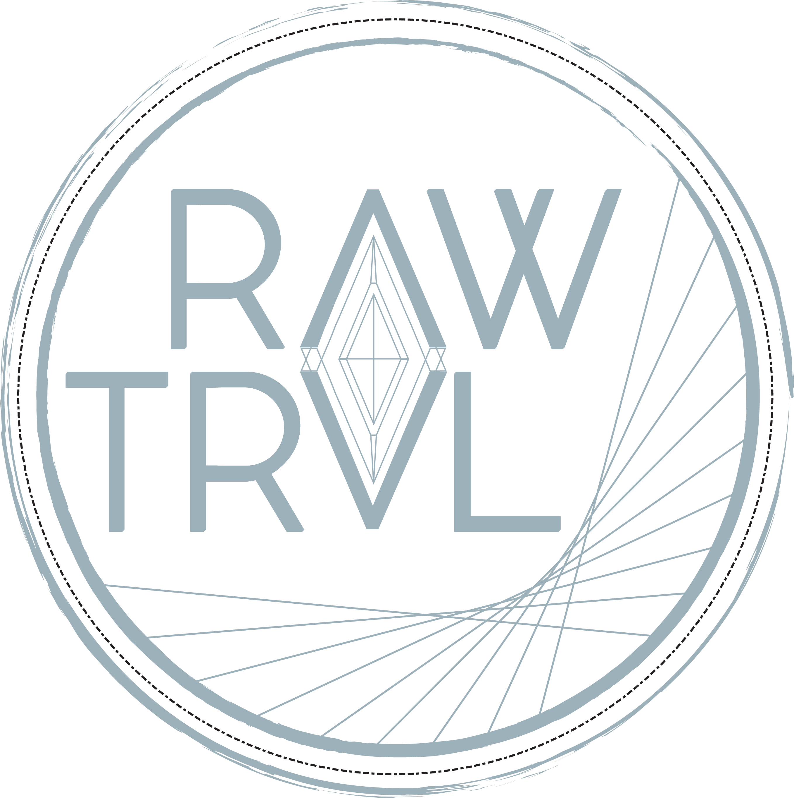 Raw Trvl - Circle (2716x2727), Png Download