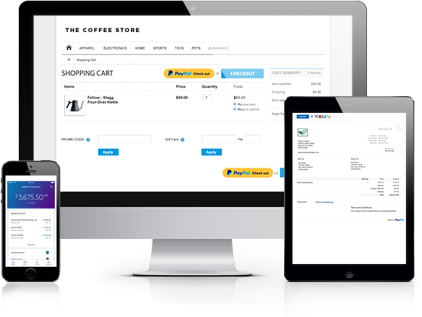 Paypal Business (645x600), Png Download