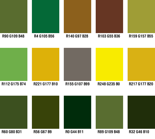 Military Color Palette - Army Colour (515x462), Png Download