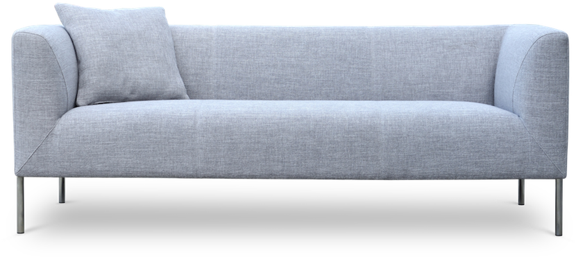 Modern Sectional Sofa - Laguna Sofa In Grey Tweed Fabric By Soho Concept (900x425), Png Download