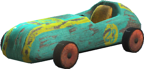 Fo4 Toy Car - Fallout 4 Race Car (606x374), Png Download