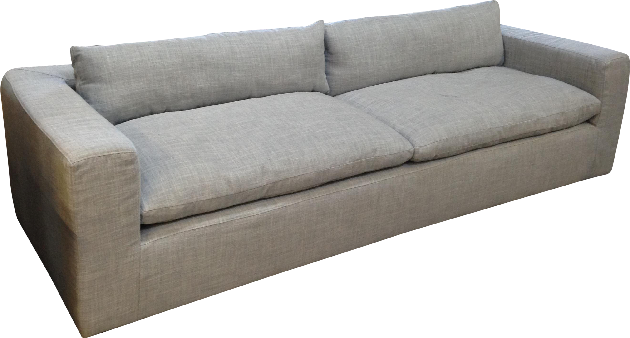 Sensational Restoration Hardware Sofa Design - Restoration Hardware Cloud Sofa U (2941x1581), Png Download