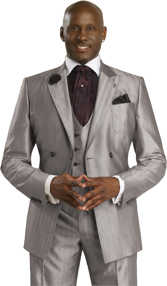 The Tayion Collection By Montee Tayion Is Committed - Steve Harvey Collection Suits (607x1000), Png Download