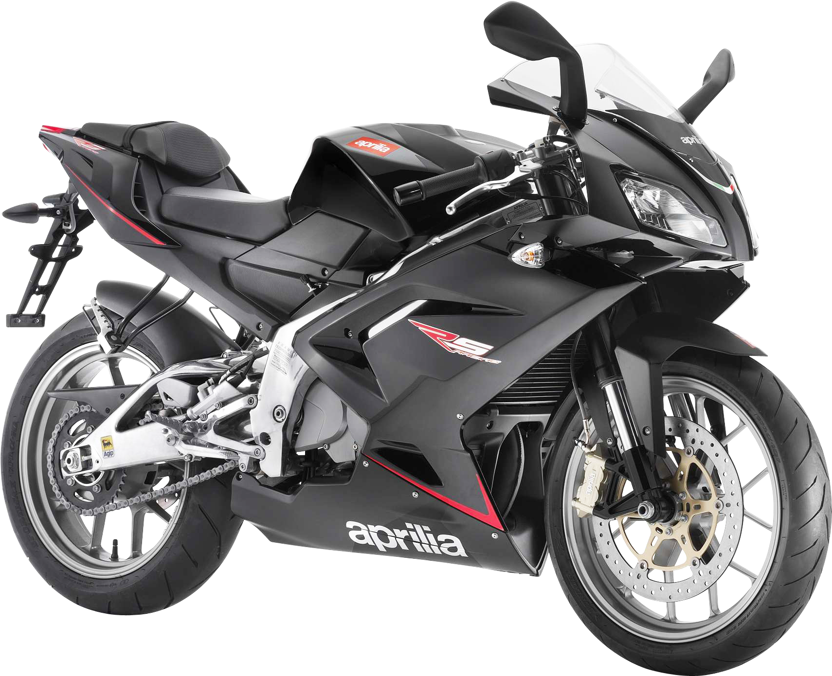 Aprilia Black Motorcycle Png Image - Aprilia Rs 125 2014 (1795x1452), Png Download