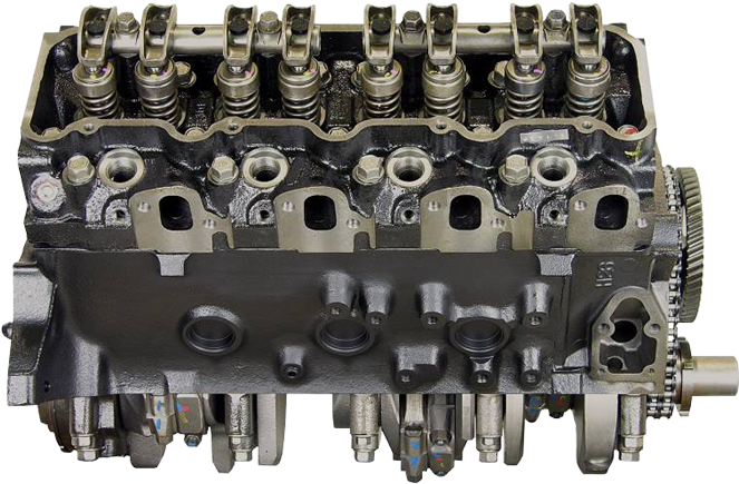 5 Diesel Engine - Long Block (700x565), Png Download