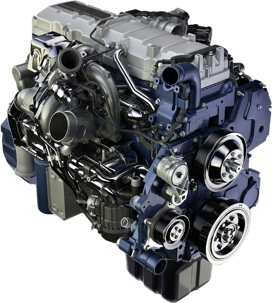 Cutout Engine Crop 2 - International Workstar Engine Maxxforce 13 (750x638), Png Download