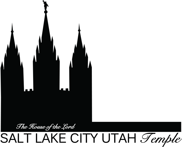 Temple Square Clipart Salt Lake Temple Temple Square - Temple Square (768x622), Png Download