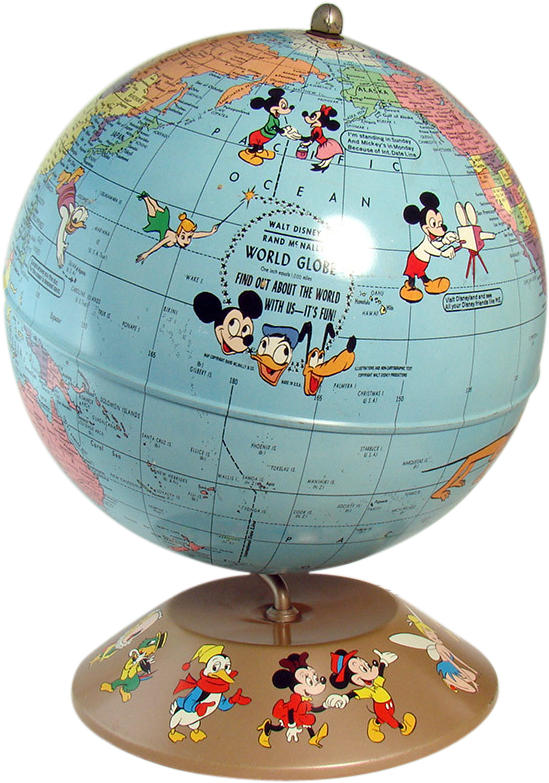 Enlarge - Disney World Globe Png (782x782), Png Download