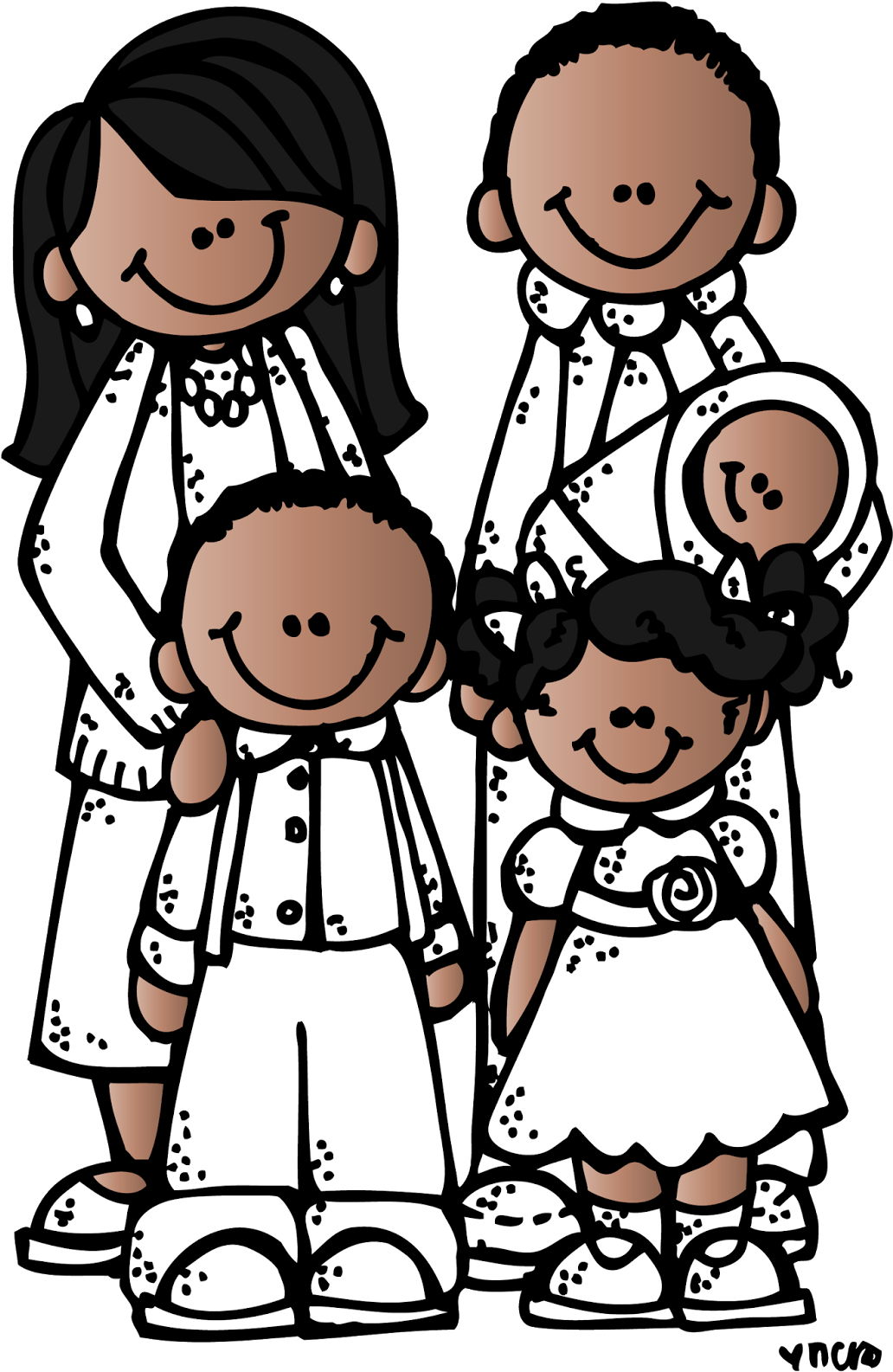 Temple Clipart Melonheadz - Melonheadz Family (1031x1600), Png Download