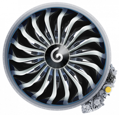 By Growing Its Leap Spare Engine Portfolio, Ses Is - Jet Engine Fan Blades (413x400), Png Download