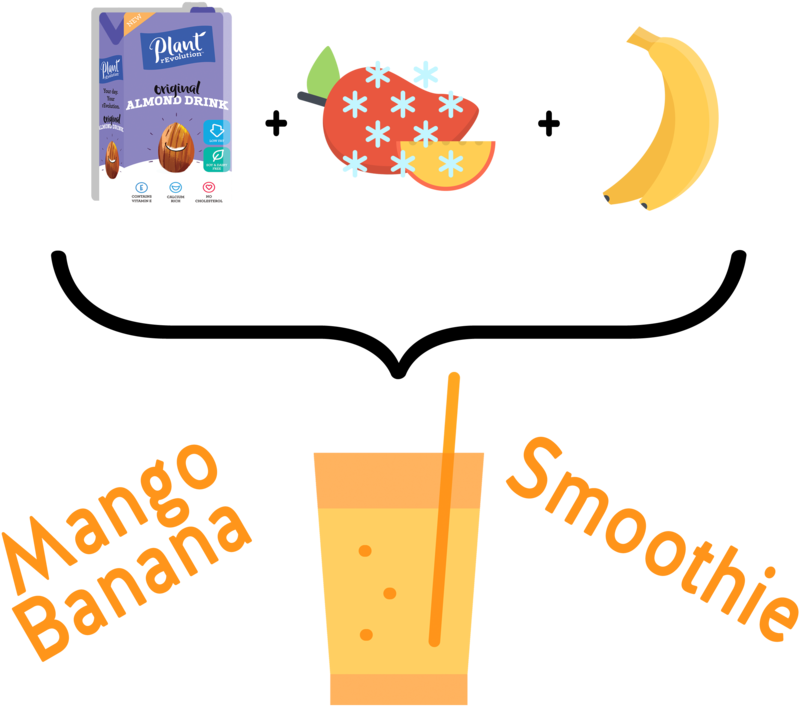 Mango Banana (1000x773), Png Download