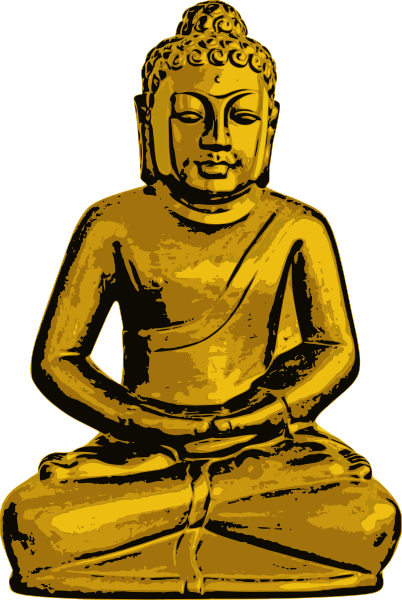 Buddhism Png Clipart - Buddha Clipart No Background (402x600), Png Download
