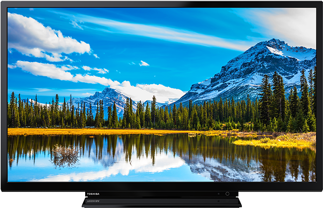24" Hd Ready Led Smart Tv - Toshiba 32w2863db (640x640), Png Download