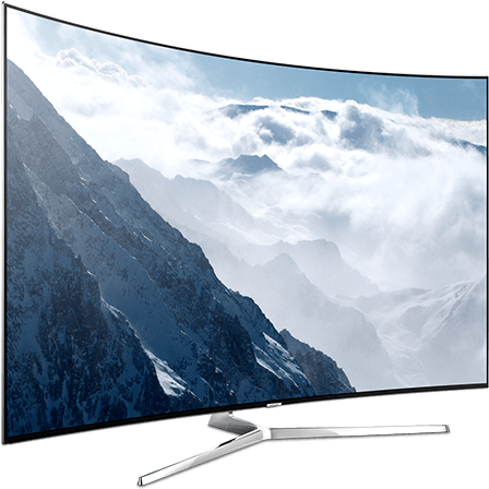 Samsung Ua78ks9500 78″ Suhd Curved 4k Smart Interaction - Samsung 55 Inches Led Tv Price In India (740x670), Png Download