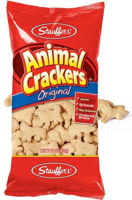 Original Animal Crackers - Stauffer's Animal Crackers, Original, 16 Oz (425x650), Png Download