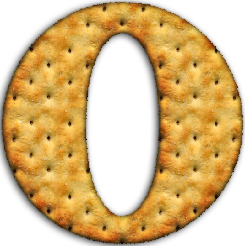 Alfabeto Hecho Con Galletas Saladas - Alphabet (780x785), Png Download