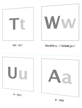 Alphabet Test - Language (380x373), Png Download