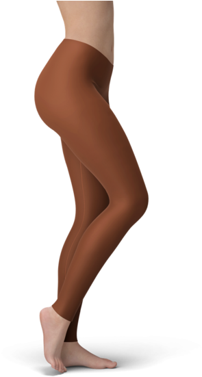 Solid Dark Mocha Buttery Soft Leggings - Military Yoga Pants (600x600), Png Download