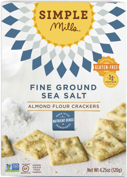 Simple Mills Gluten Free Crackers (600x600), Png Download