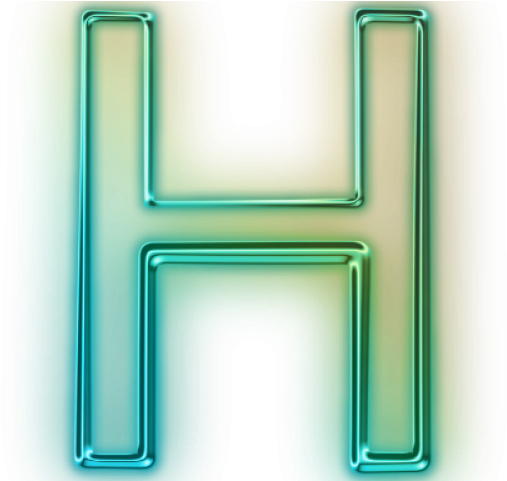 A To Z Alphabets Png Transparent Images - Capital Letter H (640x480), Png Download
