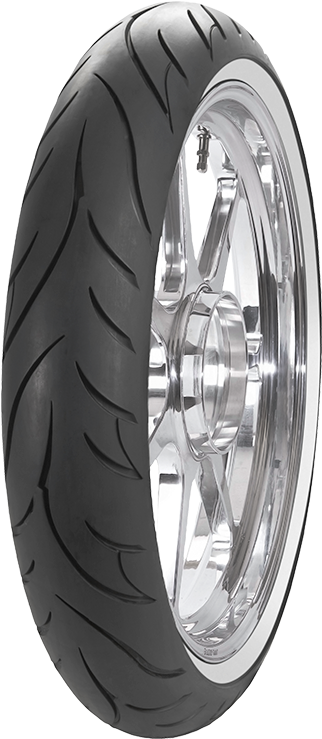 Motorcycle Tyres - Avon Av71 Cobra Mt90 B16 74h (590x738), Png Download