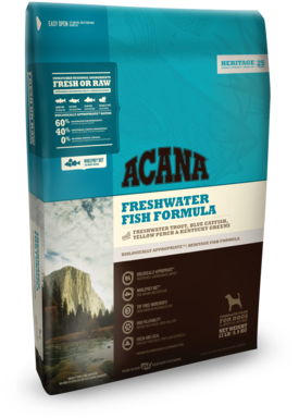 Acana Heritage Fish Grain Free Dog Food - Acana Freshwater Fish (339x479), Png Download