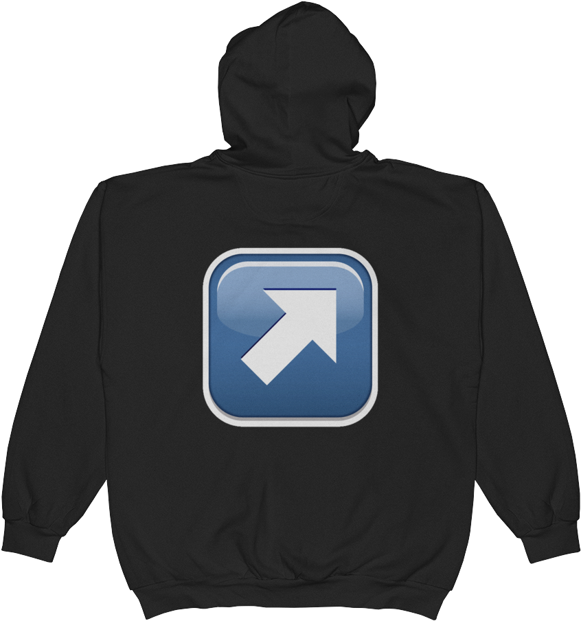 Emoji Zip Hoodie - Queen Of The Red Spades (1000x1000), Png Download