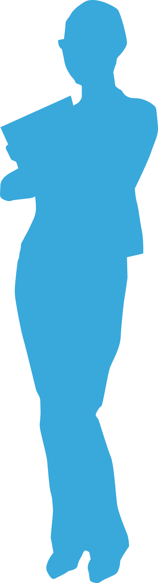 This Free Icons Png Design Of Student Girl (654x2400), Png Download