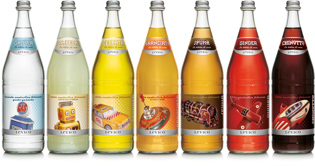 Levico Soft Drinks, Called Levico Home-style Drinks, - Levico Acque (661x421), Png Download