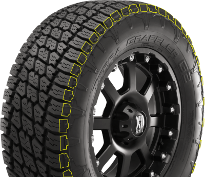 Wheel & Tire Shop - Nitto Ridge Grappler Vs Terra Grappler G2 (400x345), Png Download