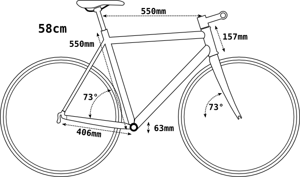 Frame Bicycle Clipart - Bicycle (600x355), Png Download