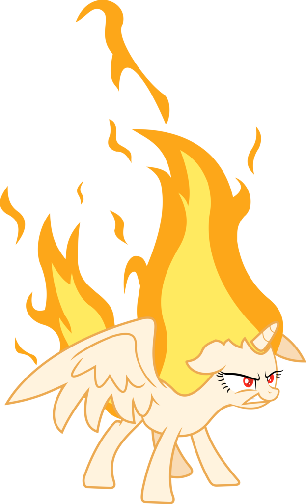 Female, Mane Of Fire, Mare, Pony, Rapidash, Rapidash - Flame Princess Twilight Sparkle (623x1024), Png Download