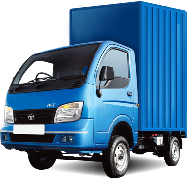 Tata Ace For Rent - Tata Ace Covered Van (418x400), Png Download