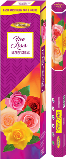 Five Roses - Incense (400x600), Png Download