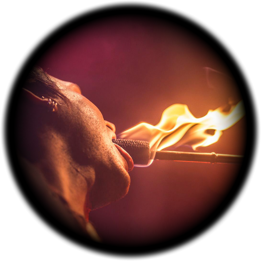 Adam The Fire Eater - Sydney (850x850), Png Download