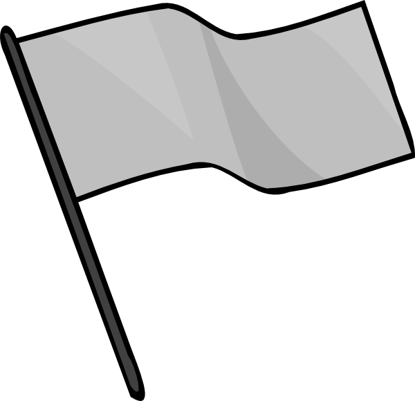 Capture The Flag Gray Clip Art At Clker Vector - Capture The Flag .png (600x580), Png Download