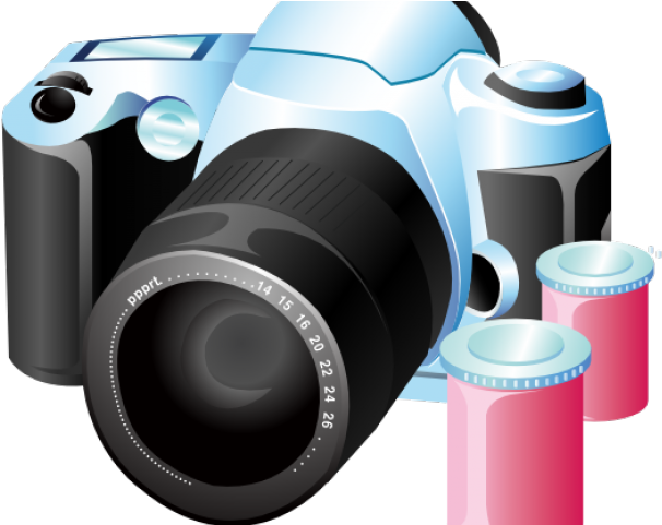 Camera Lens Clipart Camera Accessory - Camera With Film Awesome T Shirt/hoodie/tanktop/sweater/mug (640x480), Png Download