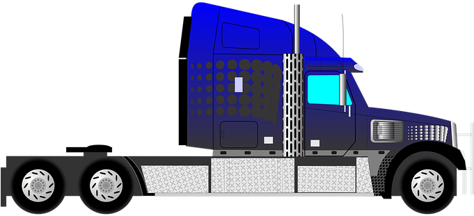Transport Truck Lorry Logistics Transporta - Tractor Trailer Trucks Clipart (680x340), Png Download