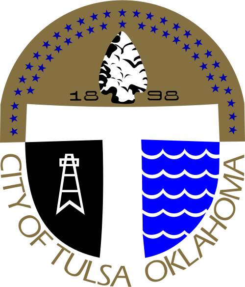Tulsa Home Security Alarm Es Oklahoma - Tulsa City Flag (500x584), Png Download