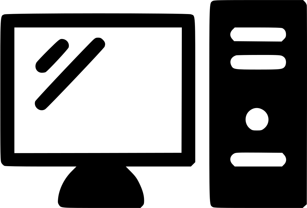 Desktop Computer Pc Svg Png Icon Free Download (981x666), Png Download