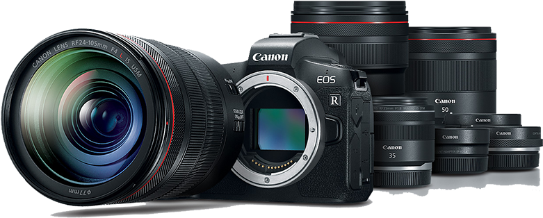 Marking A New Chapter In The History Of Eos, The Eos - Canon Eos R Mirrorless (850x430), Png Download