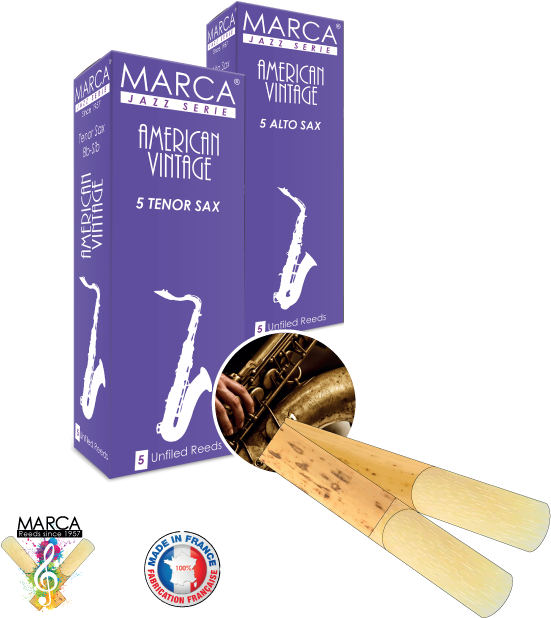 Marca American Vintage - Marca Reeds American Vintage Alto Sax 3 (634x634), Png Download