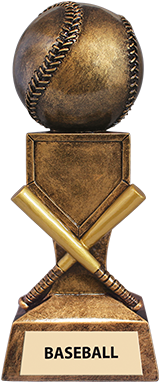 1st Place Baseball Trophy (300x400), Png Download