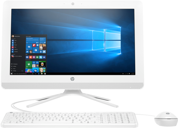 Hp All In One - Hp All In One 20 C210 (573x430), Png Download