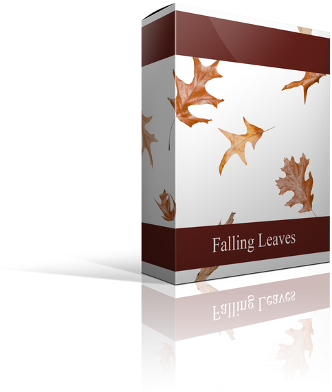 Real Falling Leaf Overlays These Are Real Leaves Falling - Reindeer (672x800), Png Download